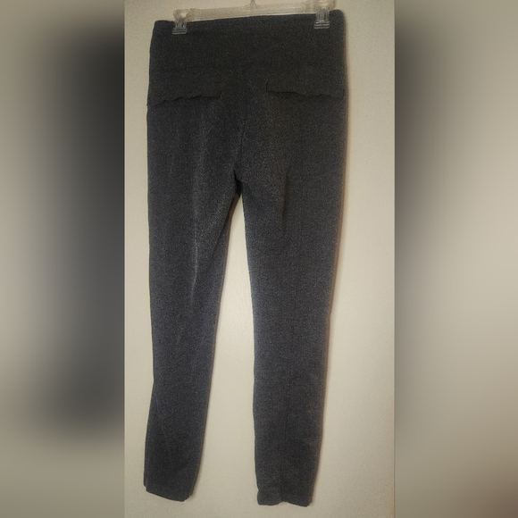 Spring & Mercer Ankle Length Textured Pull On Stretch Pant Gray Size M - Picture 4 of 5